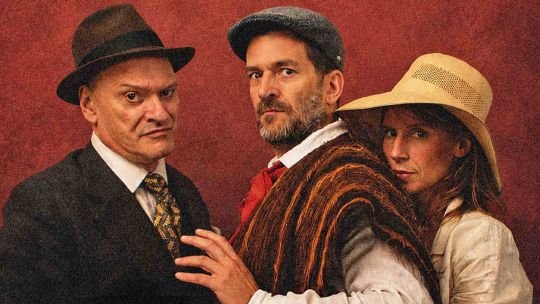 Escena de la obra Siete estaciones para hablar de amor en el Teatro del Pueblo