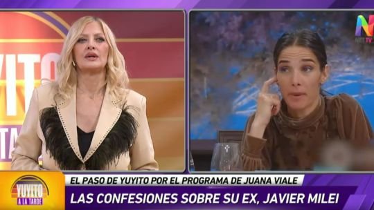 Yuyito González en el programa Almorzando con Juana