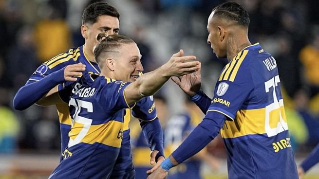 Boca Juniors y Recoleta de Paraguay en el estadio Defensores del Chaco