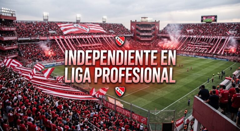Partido de Independiente por la Liga Profesional