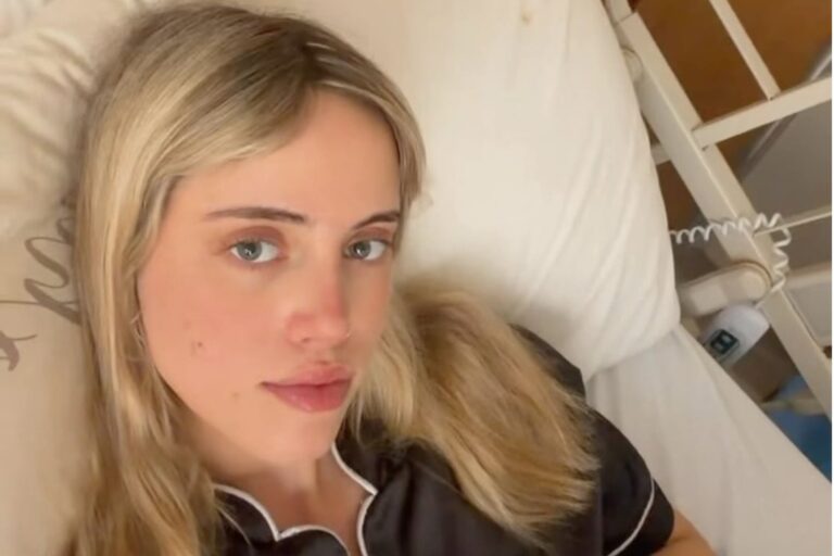 Denisse González, exparticipante de Gran Hermano, en el sanatorio