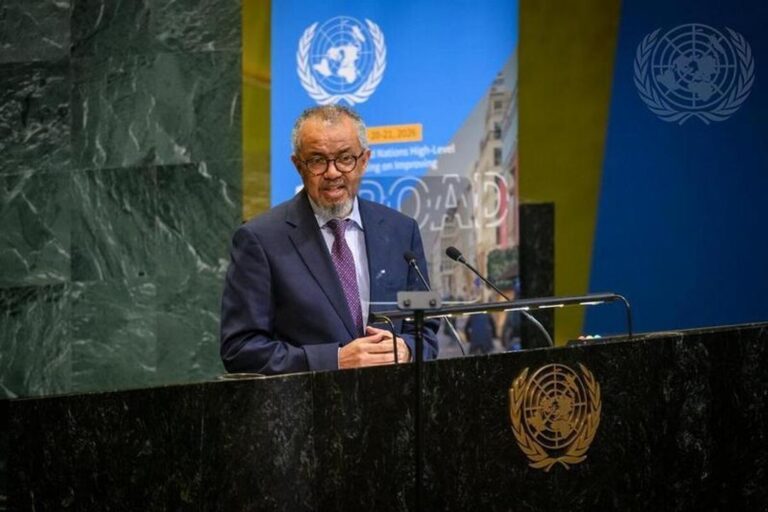 Tedros Adhanom Ghebreyesus y Lula da Silva en el Hospital Federal de Andaraí