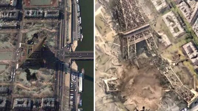 Captura de Google Earth con función de IA suspendida