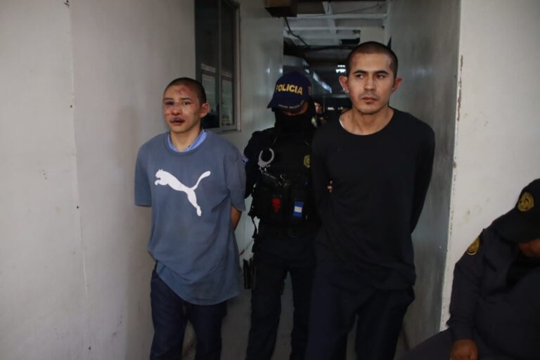 Detenidos en la Torre de Tribunales de Guatemala por el asesinato de Carlos Roberto Ortiz Romero