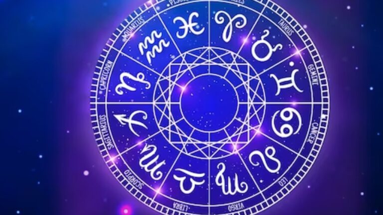 Ilustración de signos zodiacales con fondo estelar para el horóscopo del 27 de agosto de 2026
