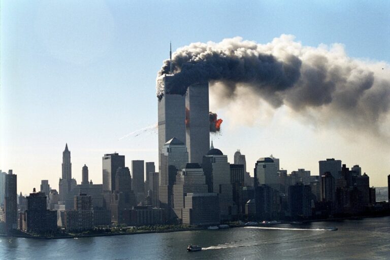 Vista del memorial del World Trade Center en Nueva York