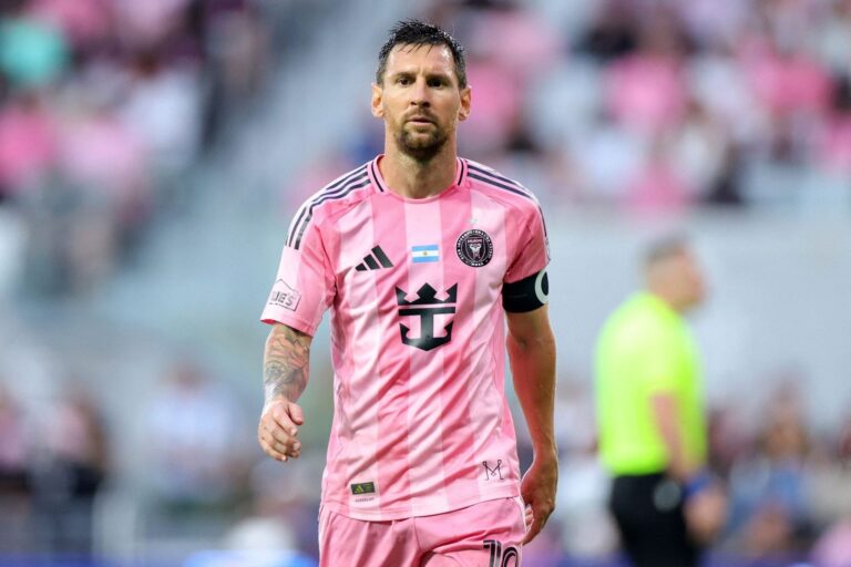 Lionel Messi durante un partido de Inter Miami
