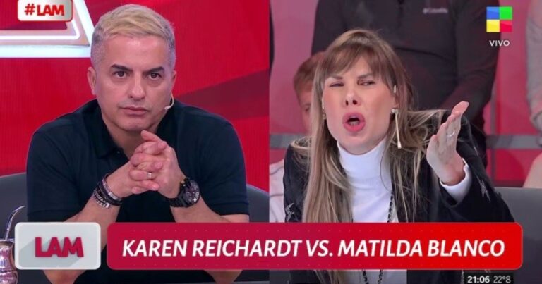 Karen Reichardt en el programa LAM