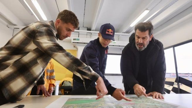 Vista de las obras del Autódromo Oscar y Juan Gálvez en Buenos Aires