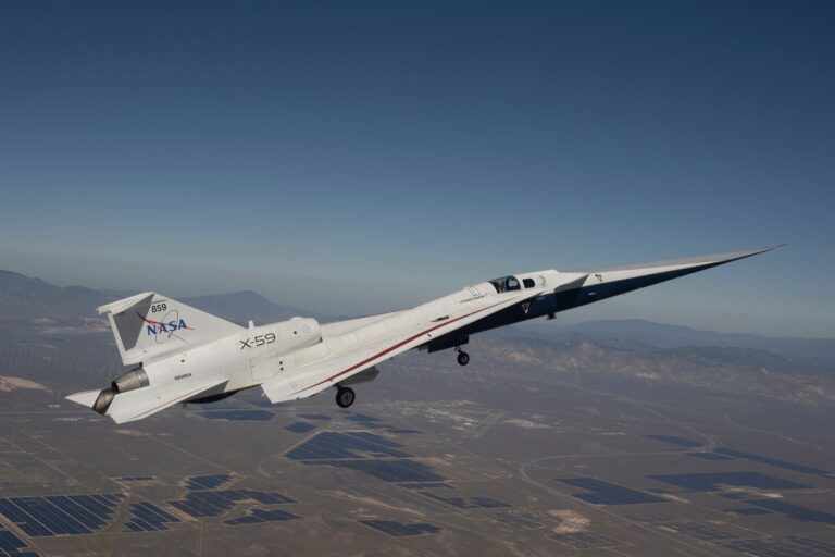 Avión supersónico X-59 de la NASA