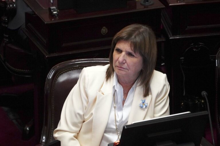 La senadora nacional Patricia Bullrich