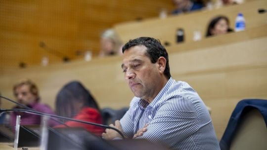 Sesión de la Unicameral donde se votó la licencia de Ramón Flores