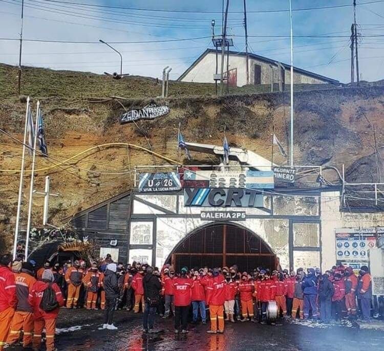 Vista de las instalaciones de Yacimientos Carboníferos Río Turbio en Santa Cruz