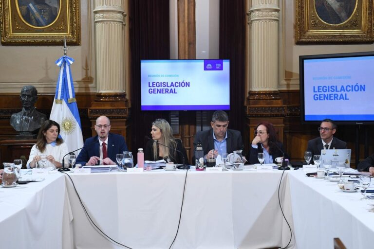 Sesión de la Comisión de Legislación General del Senado