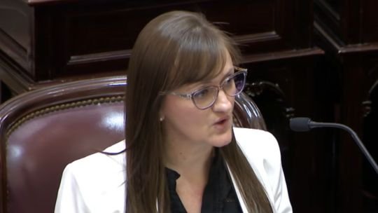 Senado de la Nación Argentina durante la sesión