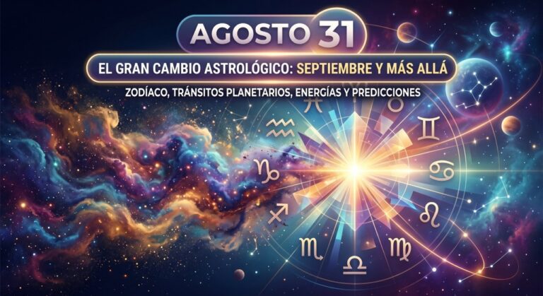 Ilustración de los signos del zodíaco con el cielo de fondo