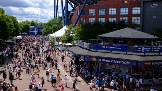 Estadio Arthur Ashe durante el US Open