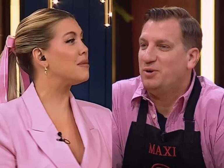Wanda Nara y Maxi López realizando trámites en Italia