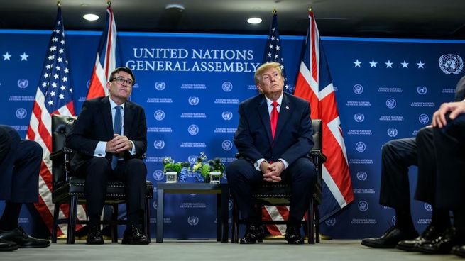 Andy Burnham durante su discurso en la Asamblea General de la ONU