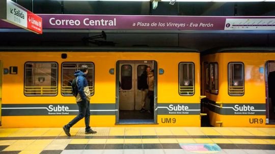 Molinetes de la red de subterráneos de Buenos Aires