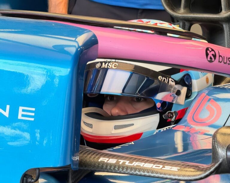Franco Colapinto durante el GP de Azerbaiyán