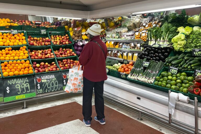 Gráfico de inflación mensual en Argentina