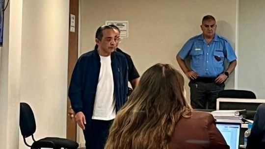 Sergio Fittipaldi, secretario general del Soelsac, en la audiencia del juicio por el crimen de Gabriela Pérez