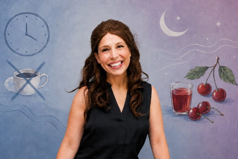 Nutricionista Erin Palinski-Wade recomendando alimentos para dormir mejor