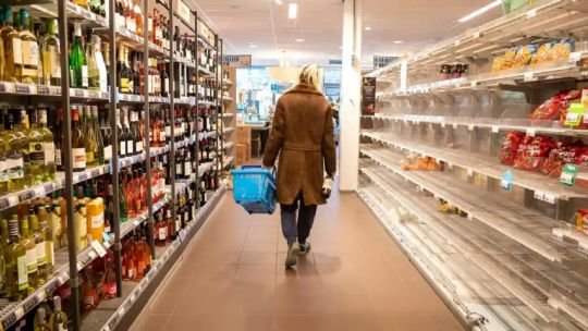 Gráfico de expectativas de inflación en Argentina