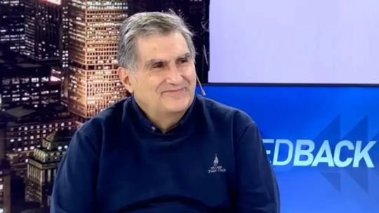 Federico González durante una entrevista en Canal E