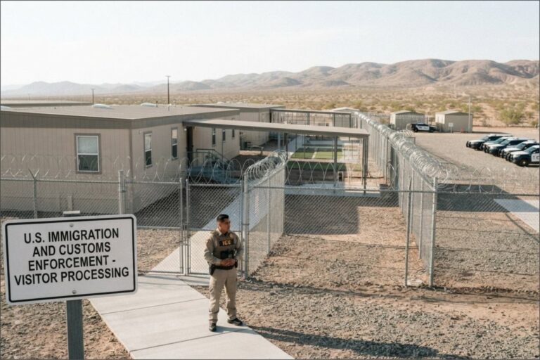 Centro de detención migratoria en Florida