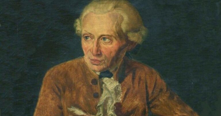 Retrato de Immanuel Kant