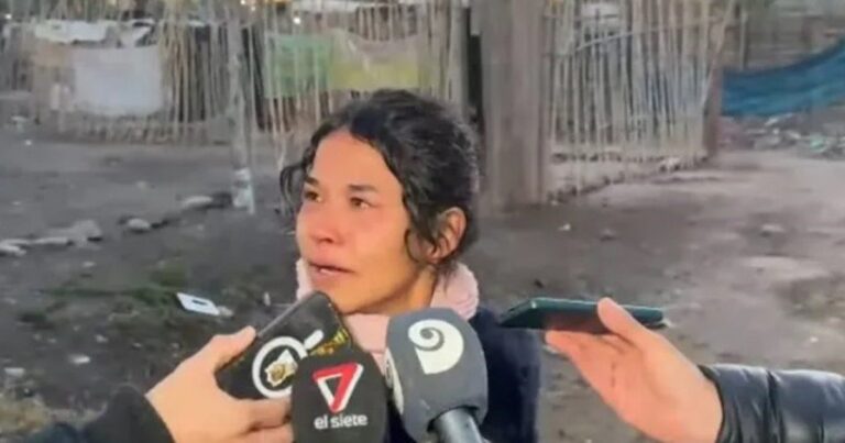 Vivienda precaria en el asentamiento Villa Junín, Las Heras, Mendoza, donde ocurrió el ataque armado