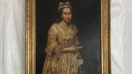 Cuadro Retrato de una dama restituido por la Justicia Federal de Mar del Plata