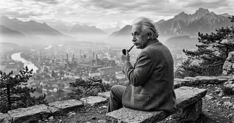 Retrato de Albert Einstein