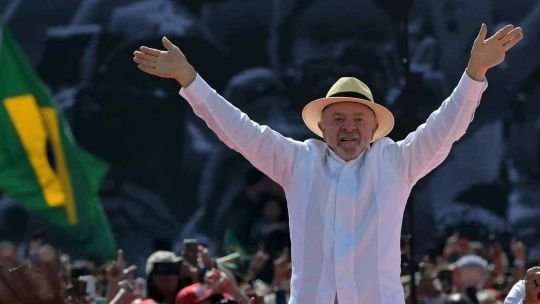 Lula da Silva durante su discurso por el 7 de septiembre