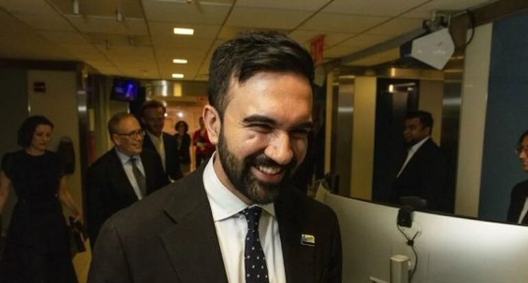 El alcalde de Nueva York, Zohran Mamdani, y el presidente Donald Trump en Gracie Mansion
