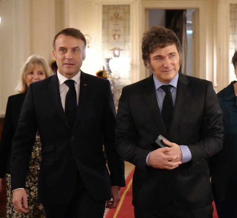 Presidente Javier Milei en un evento oficial