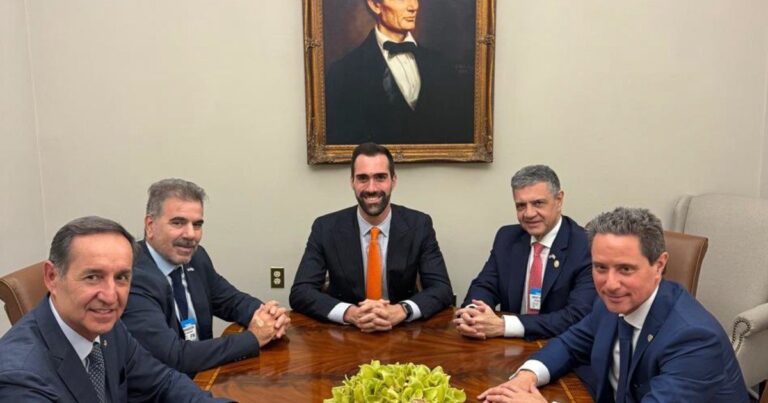 Jorge Macri y Cristian Ritondo en Washington