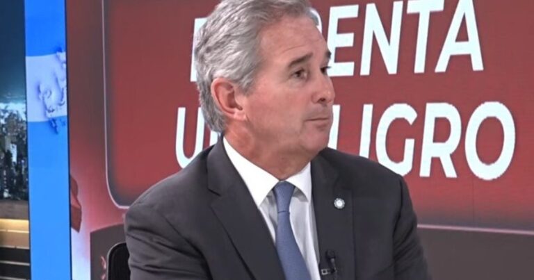 Pablo Quirno, canciller argentino, durante declaraciones sobre las Islas Malvinas