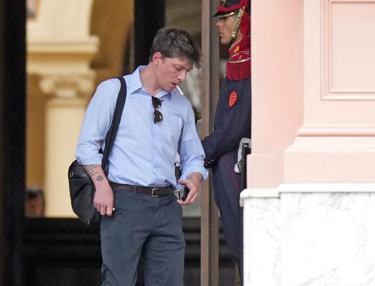 Santiago Caputo, asesor presidencial, en una imagen de archivo