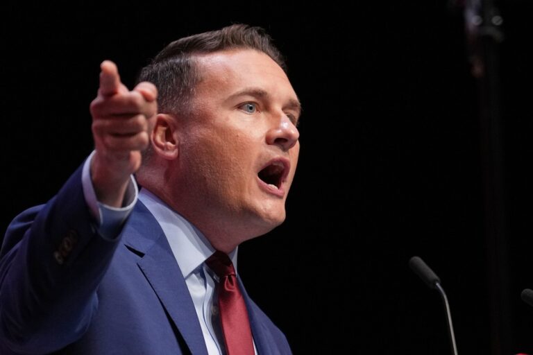 Wes Streeting, secretario de Defensa británico