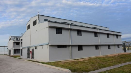 Vista exterior de la Granja Penal El Potrero en Gualeguaychú, donde cumple condena Sergio Urribarri