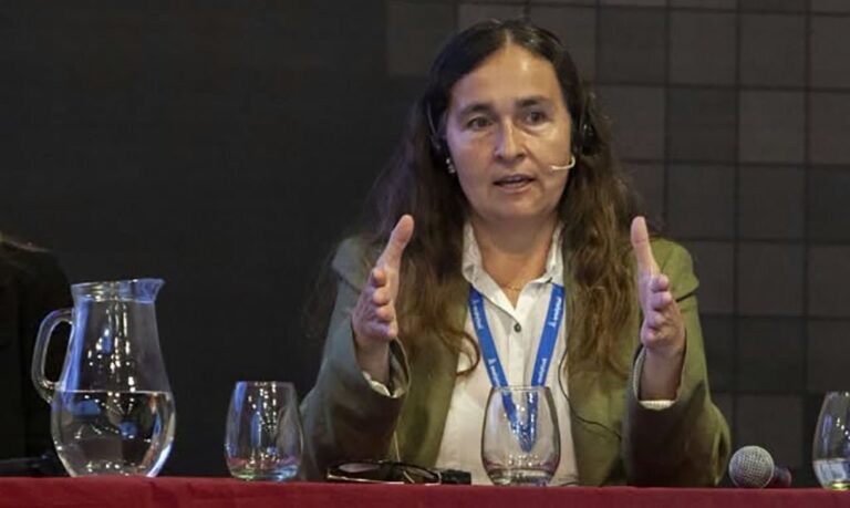 Virginia Aparicio, investigadora del INTA y CONICET en la Estación Experimental Agropecuaria Balcarce