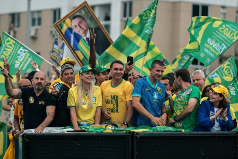 Vista general de una urna electrónica en Brasil durante las elecciones presidenciales