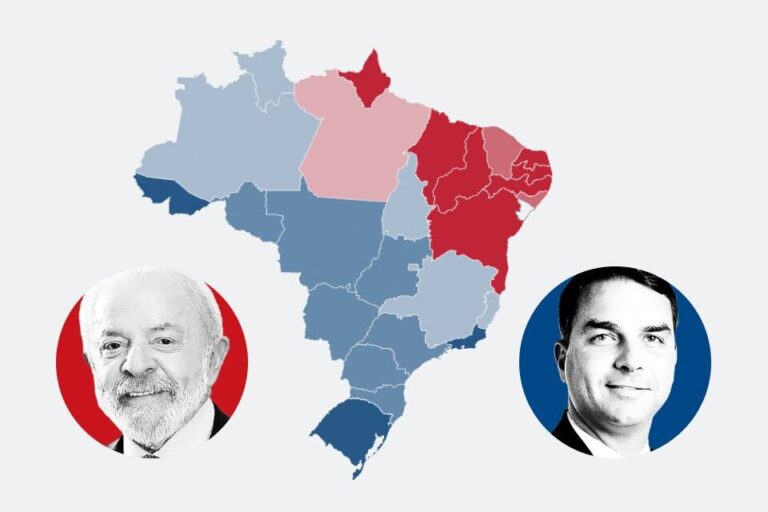 Urna electrónica y papeleta de votación en las elecciones de Brasil