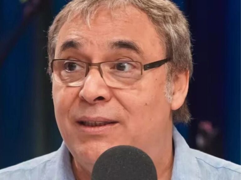 Retrato del psicoanalista y escritor Gabriel Rolón durante una entrevista