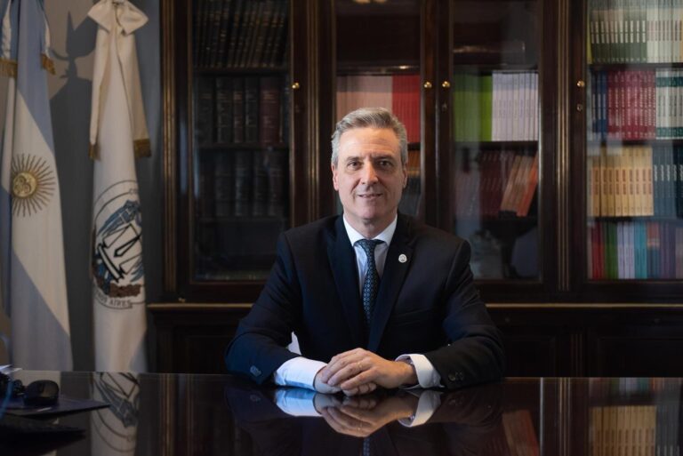 Guillermo Longhi, presidente del Colegio de Escribanos de la Provincia de Buenos Aires