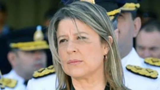 Ministra de Seguridad Alejandra Monteoliva durante una entrevista