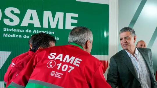 Nueva base del SAME en Palermo, ubicada bajo la Autopista Illia